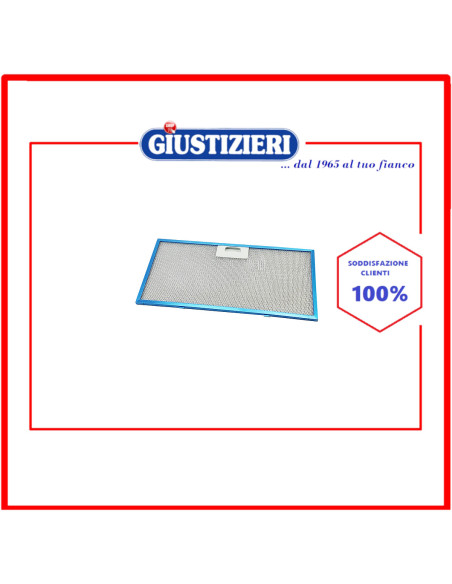 filtro metallico 428.5x212.5 originale cappa aspirante elica