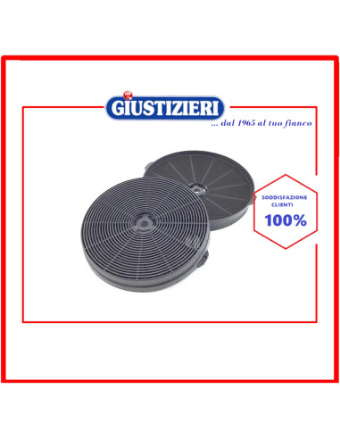 kit 2 filtro carbone originale cappa aspirante faber