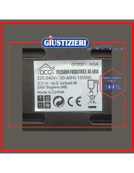 friggitrice aria fr3508n dcg