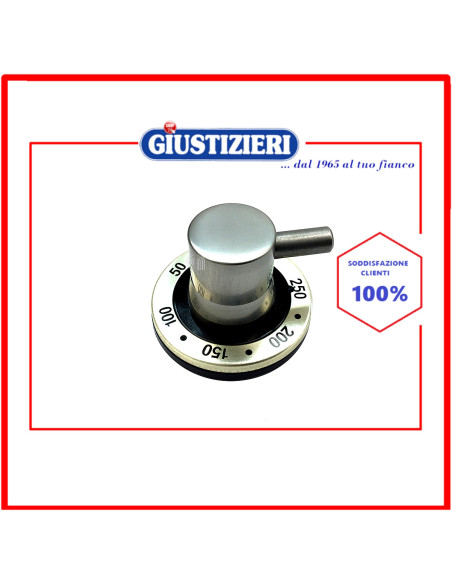 manopola termost. forno nero/inox