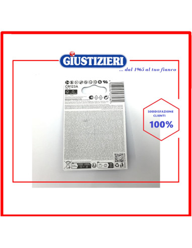 varta cr123 litio prof. bl1pcs