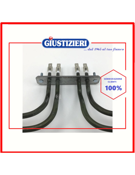 tubular heater 230v/900/2000w isisa