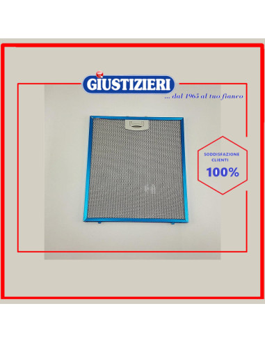 filtro metallico antigrasso 263x290x8mm originale cappa aspirante gorenje