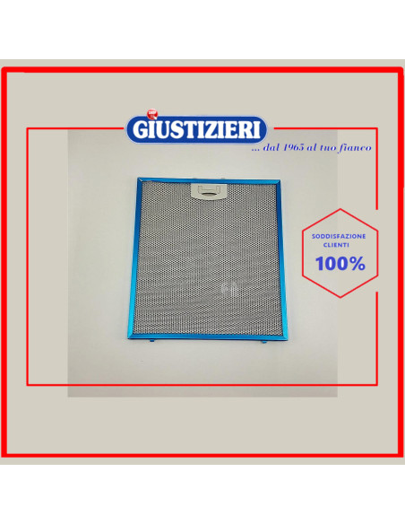 filtro metallico antigrasso 263x290x8mm originale cappa aspirante gorenje
