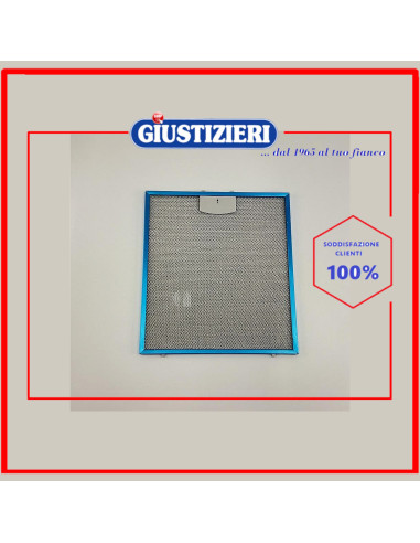 filtro metallico antigrasso 263x290x8mm originale cappa aspirante gorenje