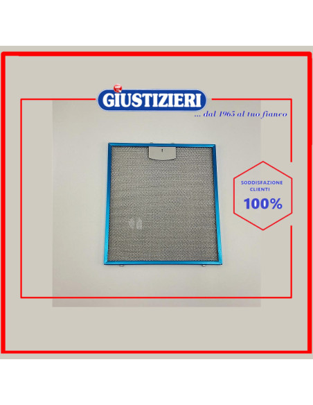 filtro metallico antigrasso 263x290x8mm originale cappa aspirante gorenje