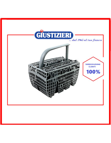cutlery basket with cover low handl