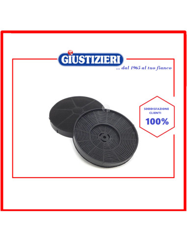 set 2 filtro carbone circolare originale cappa aspirante gorenje