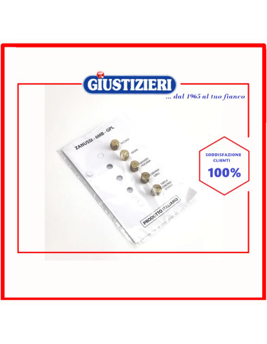 set ugelli gas gpl 6mb originale piano cottura ricambi cucina