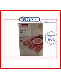 set 4 sacchetti fjm con 2 filtri originale aspirapolvere miele