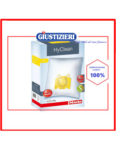 set 5 sacchetti kk con 2 filtri originale aspirapolvere miele