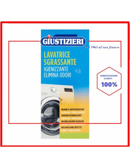 nuncas sgrassante igenizzante lavatrice 250g