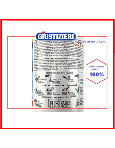 detergente polvere 570g puly caff plus
