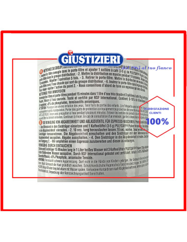 detergente polvere 370g puly caff plus