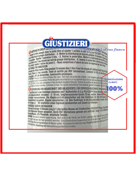 detergente polvere 370g puly caff plus