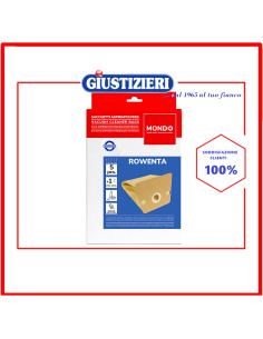 set 5 sacchetti aspirapolvere rowenta