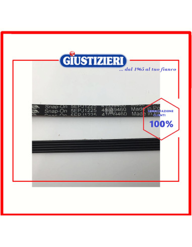 cinghia j5 1225 poly-v rigenerato lavatrice candy