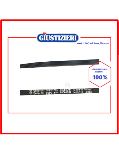 cinghia j5 1210 poly-v rigenerato lavatrice candy