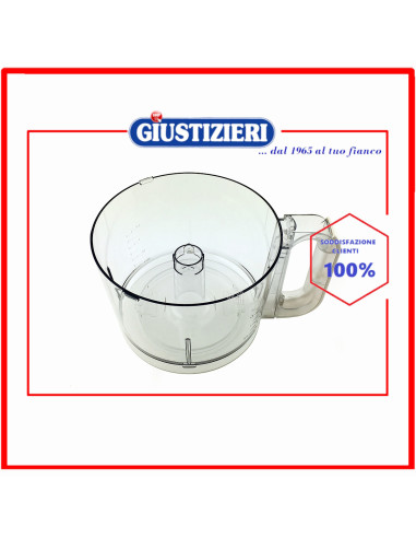 ciotola con manico fp659 originale robot da cucina moulinex