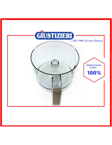 ciotola con manico fp659 originale robot da cucina moulinex