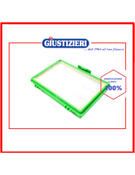 filtro hepa rettangolare originale aspirapolvere rowenta