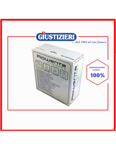 set 4 sacchetti con 1 filtro originale aspirapolvere rowenta