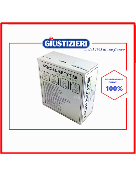 set 4 sacchetti con 1 filtro originale aspirapolvere rowenta