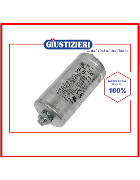 condensatore metallico 8,5uf asciugatrice whirlpool