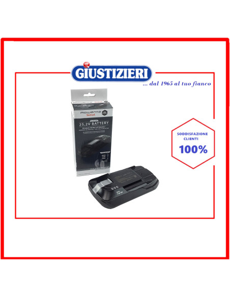 batteria 25.2v originale aspirapolvere rowenta
