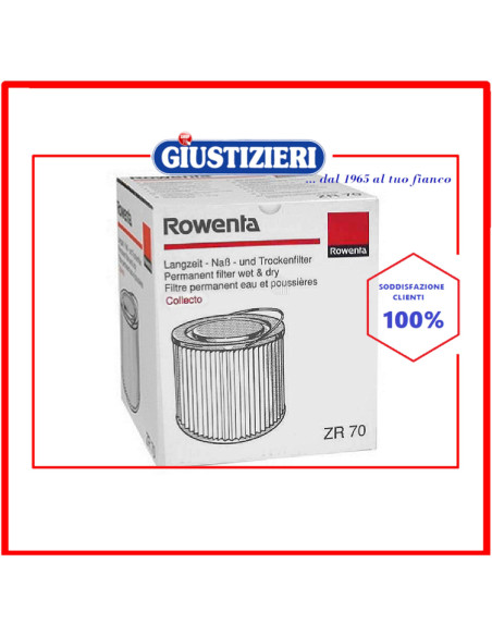 filtro hepa cilindrico originale aspirapolvere rowenta