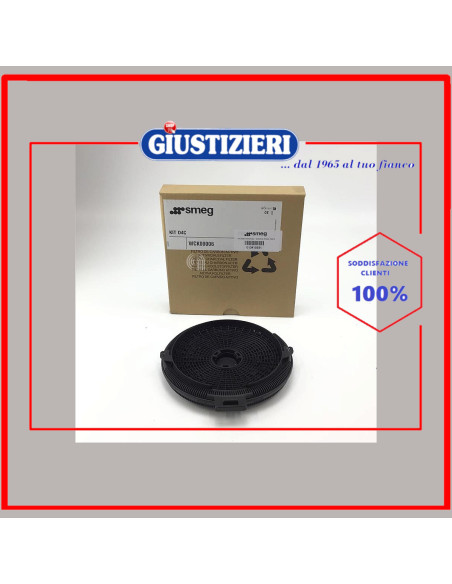 filtro carbone circolare originale cappa aspirante smeg