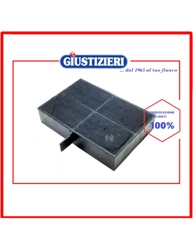 filtro carbone rettangolare originale cappa aspirante smeg