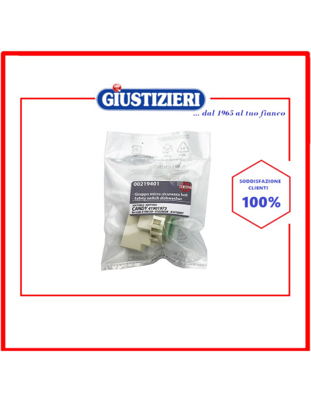 interruttore sicurezza lavastoviglie candy
