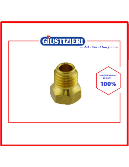 ugello gas metano originale piano cottura smeg