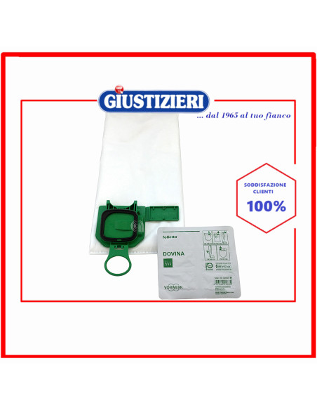 set 6 sacchetti premium + 6 profumini dovina