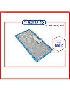 filtro metallico 317.5x159.5x8 originale cappa aspirante faber