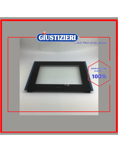 oven door glass fl 6-7 9005/vz065 l
