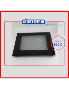 vetro forno nero indesit