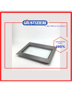 vetro frontale inox 592x463mm