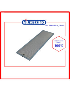 filtro metallico 170x548 originale cappa aspirante faber
