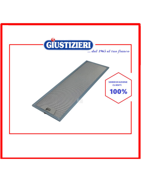 filtro metallico 170x548 originale cappa aspirante faber