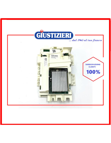 scheda elettronica 43012913 + e43012827 originale lavatrice candy