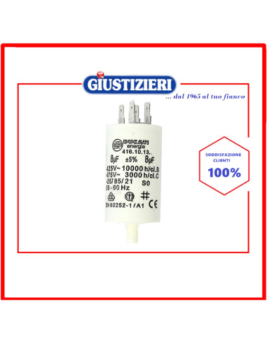 condensatore 8uf lavatrice universale