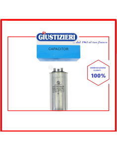 condensatore metallico 35uf + 2,5uf 450v frigorifero universale