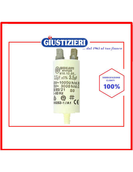 condensatore 3,5uf lavatrice universale