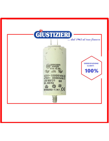 condensatore 16uf lavatrice universale