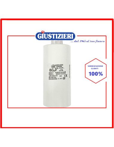 condensatore 80uf lavatrice universale