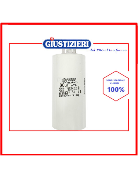 condensatore 80uf lavatrice universale