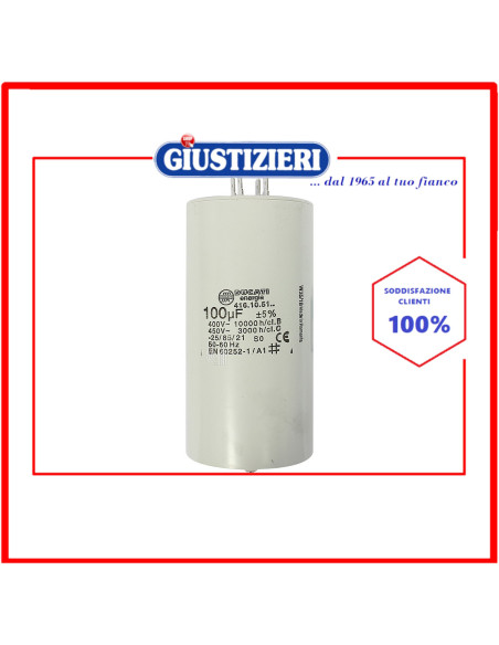 condensatore 100uf lavatrice universale