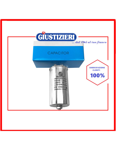 condensatore metallico 50uf - 450v